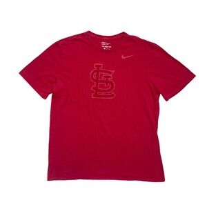 y2k st louis cardinals nike mlb baseball oversized crewneck shirt